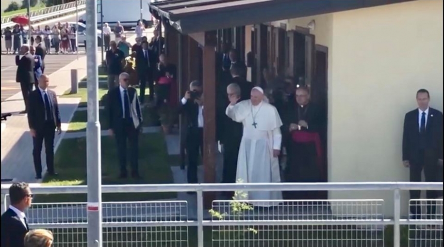 Bentornato nelle Marche a Papa Francesco 